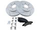 Ceramic Performance 6-Lug Brake Rotor and Pad Kit; Front (08-20 Tahoe, Excluding Police)