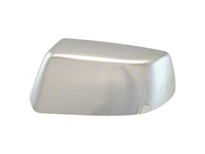 Checkered Flag Style Mirror Caps; Chrome (15-17 Tahoe)