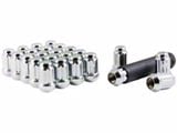 Chrome Closed End Spline Lug Nuts; M14 x 1.5; Set of 24 (07-24 Tahoe)