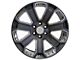 CV93B Gunmetal Machined with Chrome Insert 6-Lug Wheel; 22x9; 31mm Offset (21-24 Tahoe)