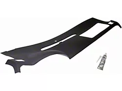 Dash Board Cover; Black (07-13 Tahoe w/o Luxury Edition Package)