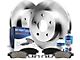 Drilled and Slotted 6-Lug Brake Rotor, Pad and Caliper Kit; Rear (07-14 Tahoe)