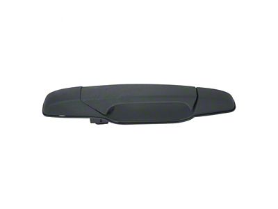 Exterior Door Handle; Front Passenger Side; Black (07-14 Tahoe w/o Keyhole)