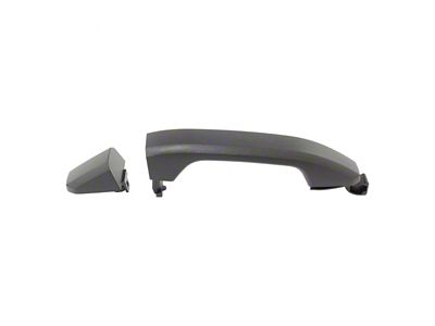 Exterior Door Handle; Front Passenger Side; Black (15-17 Tahoe)