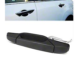 Exterior Door Handle without Keyhole; Textured Black; Rear Driver Side (07-14 Tahoe)