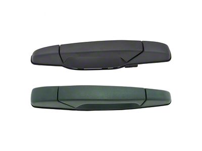 Exterior Door Handles; Rear; Black (07-14 Tahoe)