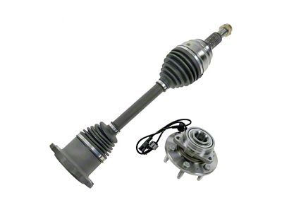 Front CV Axle Shafts and Hub Assembly (07-14 4WD Tahoe)