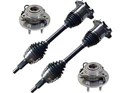 Front CV Axles with Wheel Hub Assemblies (07-14 4WD Tahoe)