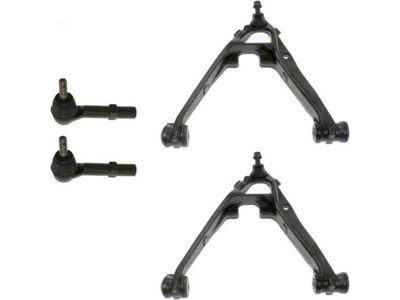Front Lower Control Arms with Outer Tie Rods (07-14 Tahoe w/ Stock Cast Iron Lower Control Arms)
