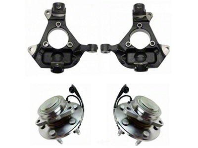 Front Steering Knuckles and Hub Assemblies (07-14 2WD Tahoe, Excluding Police)