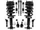 Front Strut and Spring Assemblies with Lower Ball Joints, Sway Bar Links and Upper Control Arms (07-14 Tahoe, Excluding Police)