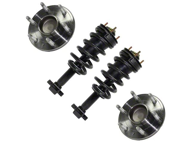 Front Strut and Spring Assemblies with Wheel Hub Assemblies (07-14 2WD Tahoe w/o MagneRide)