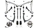 Front Upper and Lower Control Arms with Hub Assemblies, Sway Bar Links and Tie Rods (07-13 Tahoe w/ Stock Aluminum Control Arms)