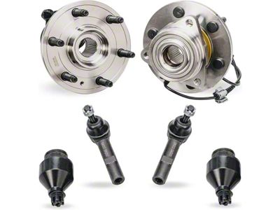 Front Wheel Hub Assemblies with Ball Joint and Tie Rods (07-14 4WD Tahoe w/ Steel Control Arms)