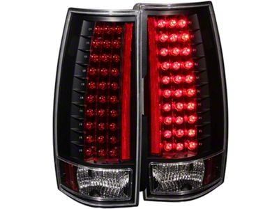 G3 LED Tail Lights; Black Housing; Clear Lens (07-14 Tahoe)