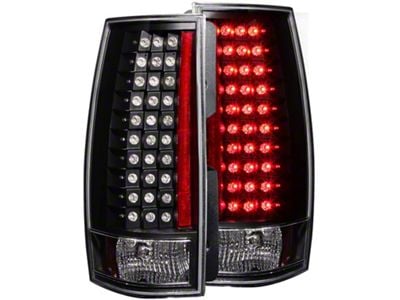 G4 LED Tail Lights; Black Housing; Clear Lens (07-14 Tahoe)