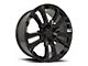 GM Split 5-Spoke Replica Gloss Black 6-Lug Wheel; 22x9; 28mm Offset (21-24 Tahoe)