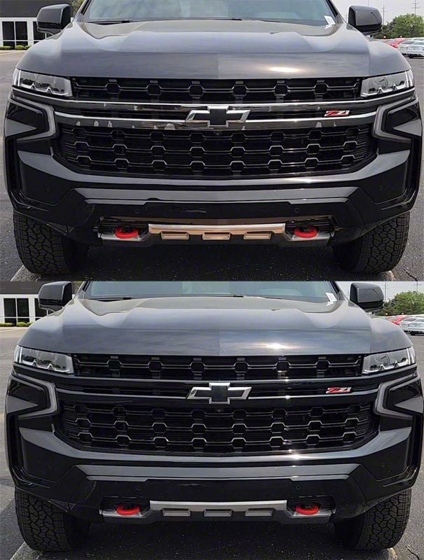 Tahoe Chrome Delete Grille Overlay; Gloss Black (21-24 Tahoe) - Free ...