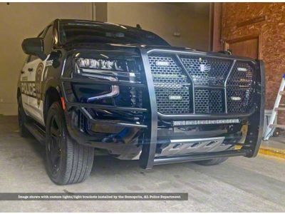 HD Grille Guard; Semi-Gloss Black (21-24 Tahoe, Excluding Z71)