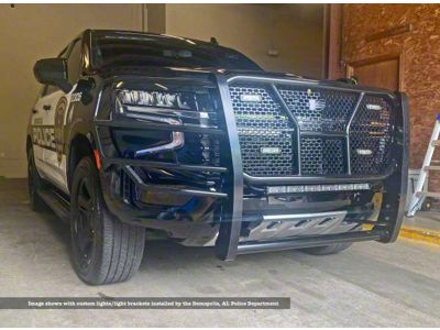 HD Grille Guard; Semi-Gloss Black (21-24 Tahoe, Excluding Z71)