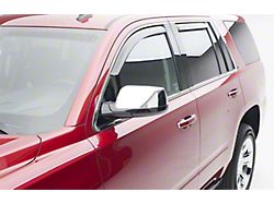 EGR In-Channel Window Visors; Front and Rear; Dark Smoke (15-20 Tahoe)