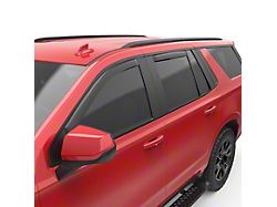 EGR In-Channel Window Visors; Front and Rear; Matte Black (21-24 Tahoe)