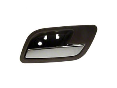 Interior Door Handle; Rear Passenger Side; Chrome and Tan (07-14 Tahoe)