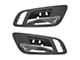 Interior Door Handles; Front; Chrome and Black (07-13 Tahoe w/ Heated & Memory Seats)