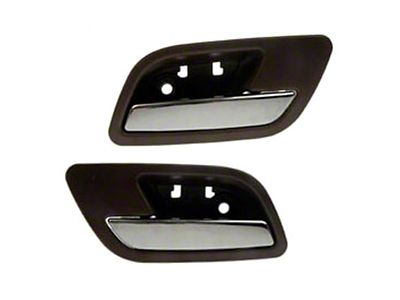 Interior Door Handles; Rear; Chrome and Tan (07-14 Tahoe)