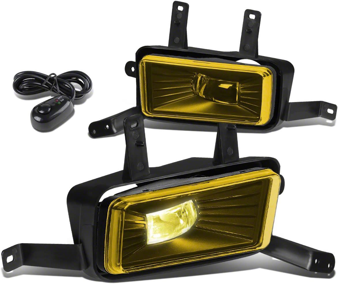 Tahoe LED Fog Lights with Switch; Clear (1520 Tahoe) Free Shipping