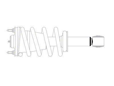 Loaded Strut Assembly; Rear (21-22 Tahoe)