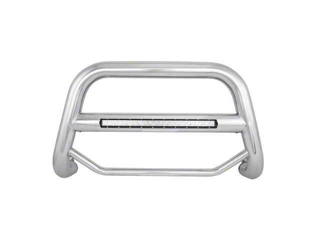 Max Beacon LED Bull Bar; Stainless Steel (07-20 Tahoe)