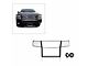 Modular Grille Guard with 5.30-Inch Black Round Flood LED Lights; Stainless Steel (07-14 Tahoe)