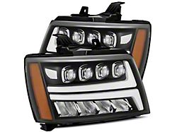 AlphaRex NOVA-Series LED Projector Headlights; Matte Black Housing; Clear Lens (07-14 Tahoe)