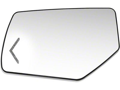 OE Style Powered Mirror Glass with Turn Signal Indicator; Driver Side (15-20 Tahoe)