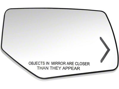 OE Style Powered Mirror Glass with Turn Signal Indicator; Passenger Side (15-20 Tahoe)