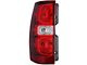 OE Style Tail Light; Chrome Housing; Red/Clear Lens; Driver Side (07-14 Tahoe)