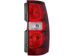 OE Style Tail Light; Chrome Housing; Red/Clear Lens; Passenger Side (07-14 Tahoe)