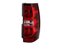 OEM Style Tail Light; Passenger Side; Chrome Housing; Clear Lens (07-13 Tahoe, Excluding Hybrid)