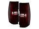 OEM Style Tail Lights; Chrome Housing; Red Smoked Lens (07-13 Tahoe, Excluding Hybrid)