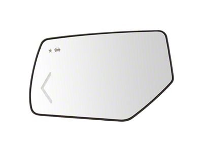 Power Heated Mirror Glass with Blind Spot Indicator and Turn Signal; Driver and Passenger Side (15-17 Tahoe)