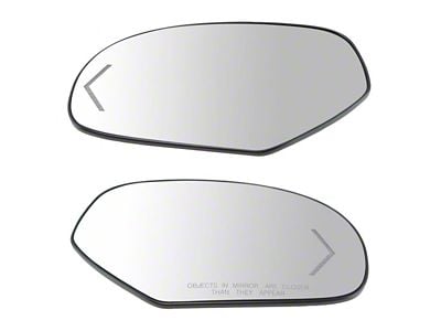 Power Heated Mirror Glass with Turn Signal; Driver and Passenger Side (07-14 Tahoe)