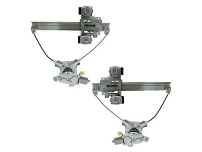 Power Window Regulator and Motors; Rear (07-14 Tahoe)