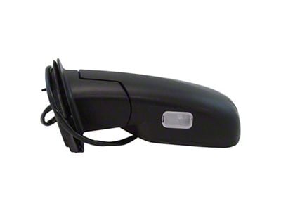 Powered Heated Mirrors with Smooth Arrow Turn Signal; Black (07-14 Tahoe w/ Puddle Lights & Memory Mirrors & w/o Off Road Package)