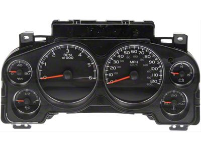 Remanufactured Instrument Cluster; Stamped 25933384 (2009 Tahoe)