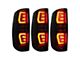 Renegade Series Sequential LED Tail Lights; Gloss Black Housing; Clear Lens (07-14 Tahoe)