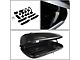 Roof Rack Cross Bars with Lockable Cargo Box; Black (15-20 Tahoe)