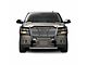 Rugged Heavy Duty Grille Guard with 7-Inch Black Round LED Lights; Black (07-14 Tahoe)