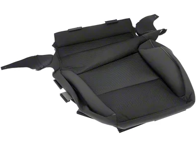 Seat Bottom Cushion Cover; Driver Side; Black (14-20 Tahoe w/o Heated Seats)