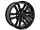 Sierra Style Black 6-Lug Wheel; 20x9; 31mm Offset (21-24 Tahoe)